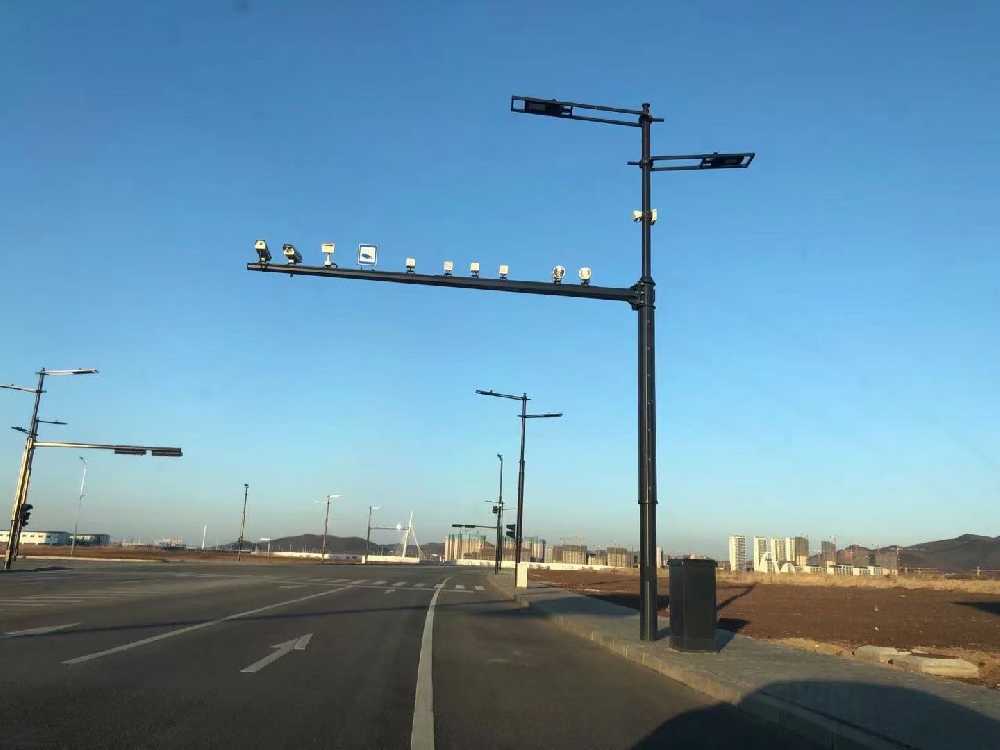 台山市黑龙江佳木斯综合路灯杆项目